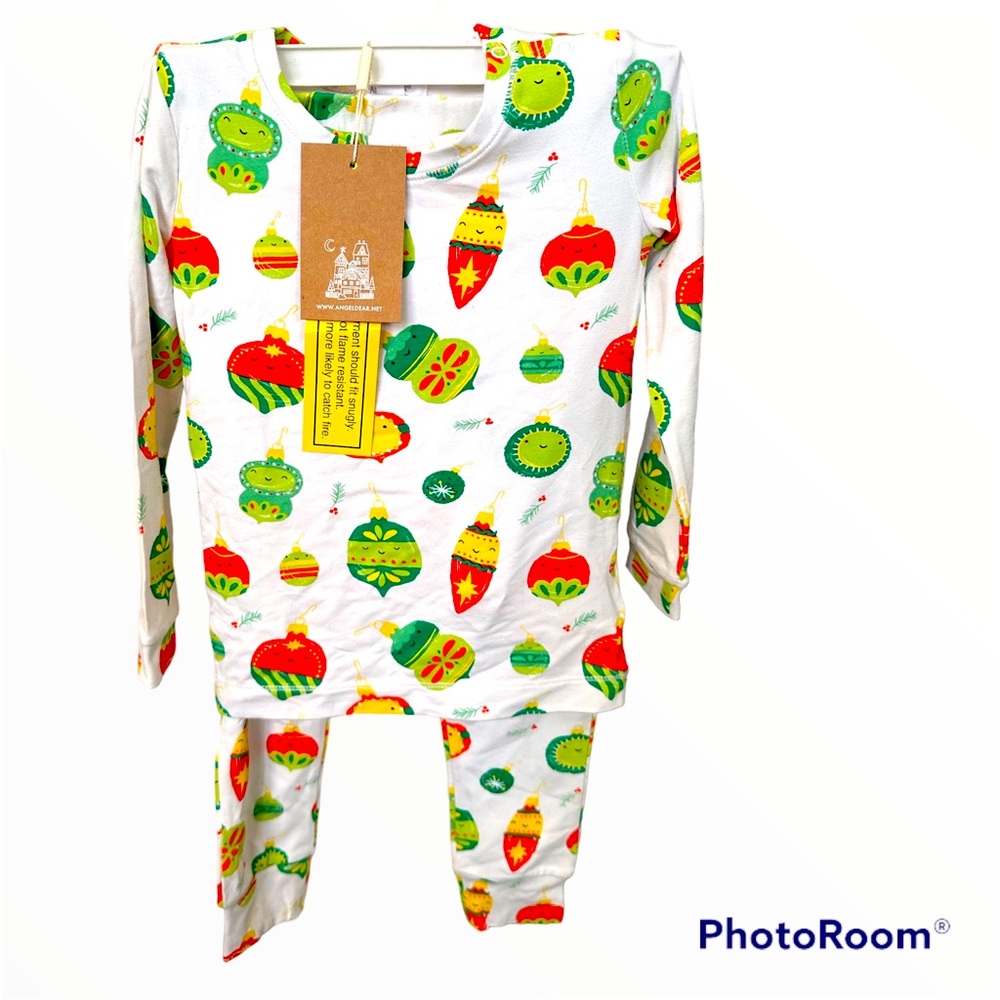 Angel Dear bamboo holiday ornament pajamas